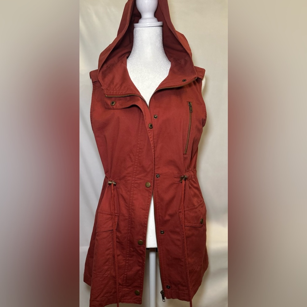 ✨BOUTIQUE Zenana Outfitters Women's Rust Utility Vest